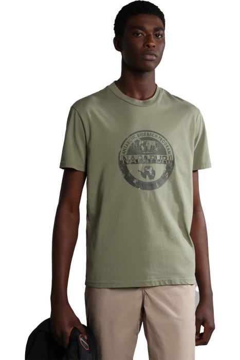 Napapijri - S-Bollo Ss 1 Erkek T-Shirt - NP0A4H9K Yeşil