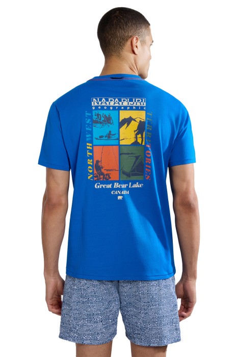 S-Gras Erkek T-Shirt - NP0A4HQN Koyu Mavi