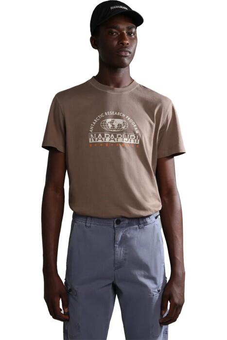 S-Macas Ss Erkek T-Shirt - NP0A4H2H Acı Kahve - 1