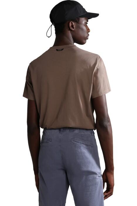 S-Macas Ss Erkek T-Shirt - NP0A4H2H Acı Kahve - 3