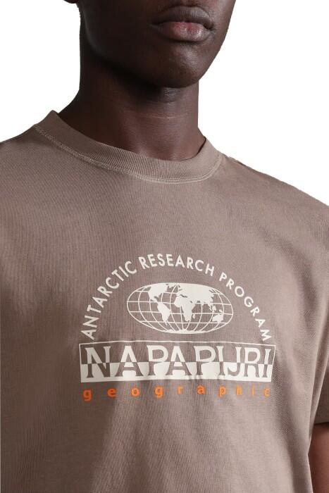 S-Macas Ss Erkek T-Shirt - NP0A4H2H Acı Kahve - 4