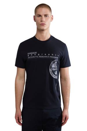 S-Manta Ss 1 Erkek T-Shirt - NP0A4HQH Black 041 - Thumbnail