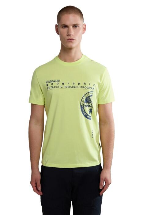 Napapijri - S-Manta Ss 1 Erkek T-Shirt - NP0A4HQH Yellow Sunny