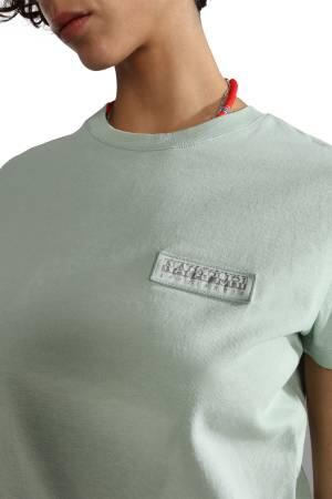 S-Morgex W Ss Kadın T-Shirt - NP0A4GYX Mint Yeşili - Thumbnail