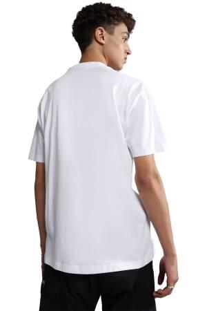 S-Pajas Ss Erkek T-Shirt - NP0A4H27 Beyaz - Thumbnail