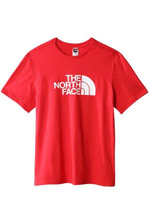 S/S Easy Tee Erkek T-Shirt - NF0A2TX3 Kırmızı/Beyaz - The North Face
