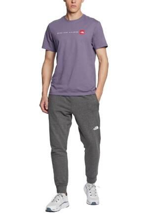 S/S Never Stop Exploring Tee Erkek T-Shirt - NF0A7X1M Koyu Gri - The North Face