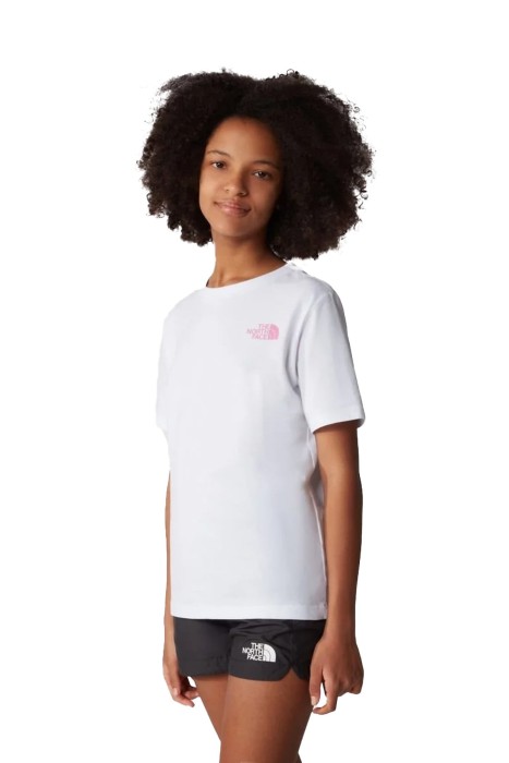 The North Face - S/S Relaxed Redbox Tee Kız Çocuk T-Shirt - NF0A82EB Beyaz