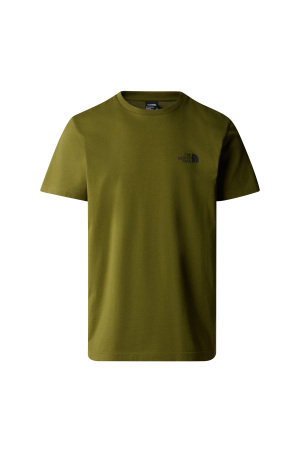 S/S Simple Dome Tee Erkek T-Shirt - NF0A87NG Yağ Yeşili - The North Face
