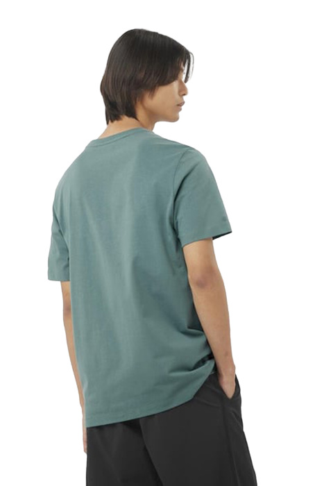 Salomon Bıg Logo Tee Erkek T-Shirt - LC2526700 Buz Mavisi - 3