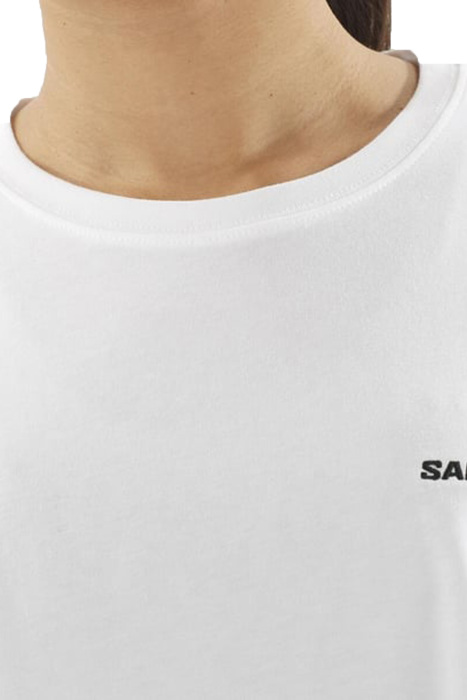 Salomon Logo Short Tee Kadın T-Shirt - LC2527900 Beyaz - 4