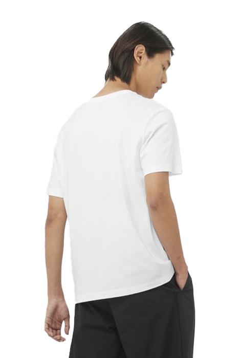 Salomon Logo Tee Erkek T-Shirt - LC2526400 Beyaz - 3