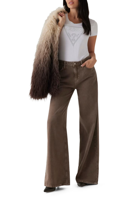 Shiny Triangle Kadın T-Shirt - W5RI11J1314 Beyaz - 2