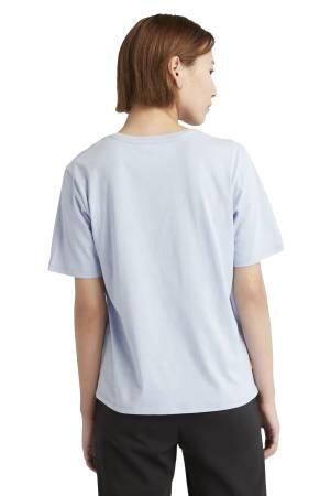 Short-Sleeve Tee Kadın T-Shirt - TB0A6ATE Açık Mavi - 5