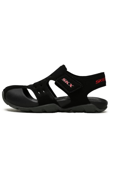 Skechers - Side Wave Çocuk Ayakkabı - 92330L Siyah/Gri