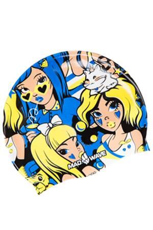 Silicone Cap Glamour Unisex Bone - M0558 24 Sari/Siyah - Madwave