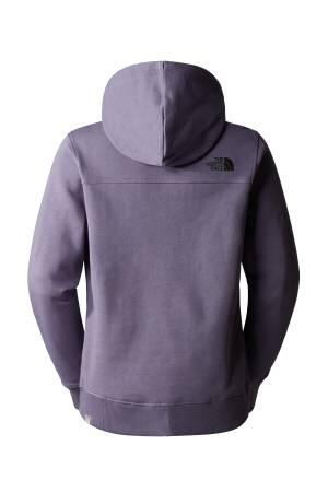 Simple Dome Kapüşonlu Kadın SweatShirt - NF0A7X2T Koyu Gri - 2