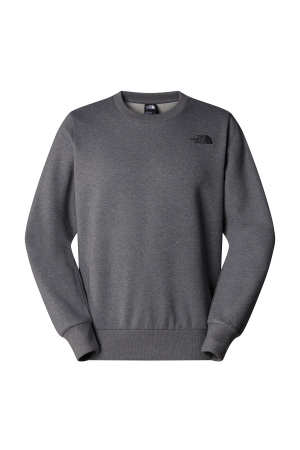 Sımple Dome Regular Crew Erkek SweatShirt - NF0A89FB Gri Menanj - The North Face