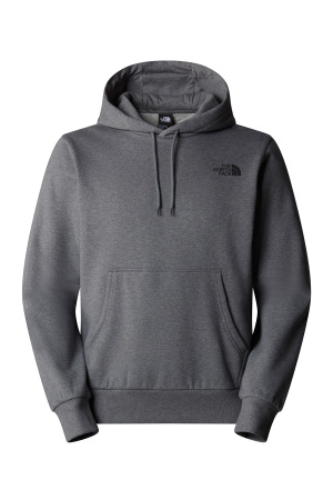 Sımple Dome Regular Hoodıe Erkek SweatShirt - NF0A89FC Gri Menanj - The North Face