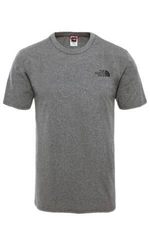 Simple Dome Tee Erkek T-Shirt - NF0A2TX5 Gri - Thumbnail