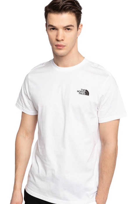 Simple Dome Tee - Eu Erkek T-Shirt - NF0A2TX5 Beyaz