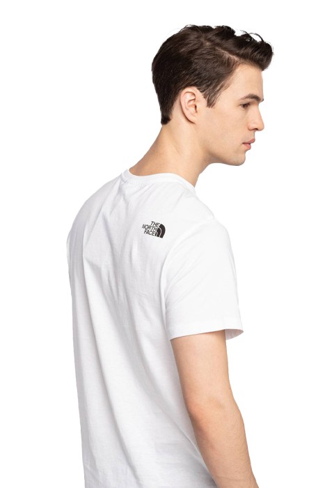 Simple Dome Tee - Eu Erkek T-Shirt - NF0A2TX5 Beyaz