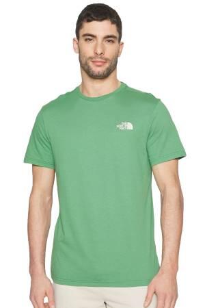 Simple Dome Tee - Eu Erkek T-Shirt - NF0A2TX5 Yeşil - Thumbnail