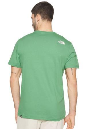 Simple Dome Tee - Eu Erkek T-Shirt - NF0A2TX5 Yeşil - Thumbnail