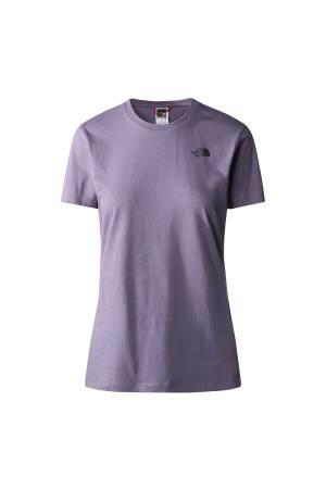 Sımple Dome Tee Kadın T-Shirt - NF0A4T1A Mavi - Thumbnail