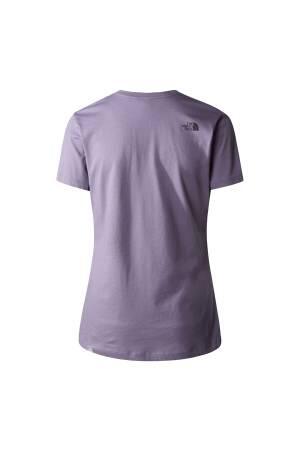 Sımple Dome Tee Kadın T-Shirt - NF0A4T1A Mavi - Thumbnail