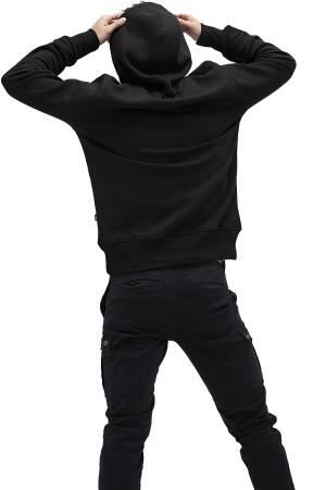 Simple Hoodie Erkek SweatShirt - 20.02.12.019 Siyah - 2