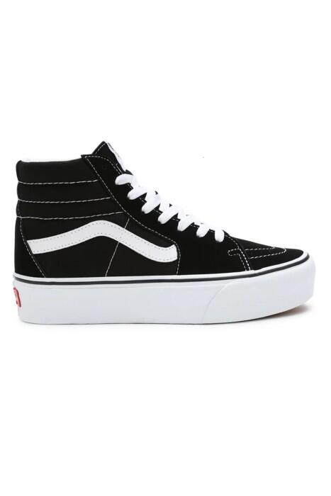 Sk8-Hi Platform 2.0 Süet Unisex Ayakkabı - VN0A3TKN Siyah/Beyaz