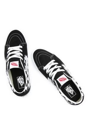 Sk8-Low Unisex Ayakkabı - VN0A4UUK Siyah/Beyaz Desenli - 2