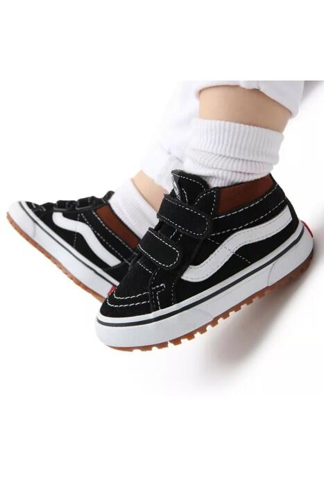 Vans - Sk8-Mid Reissue V Mte-1 Çocuk Ayakkabı (1-4 Yaş) - VN0A5KRN Siyah/Beyaz
