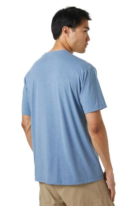 Skog Recycled Graphic Erkek T-Shirt - 63082 Açık Mavi - 3