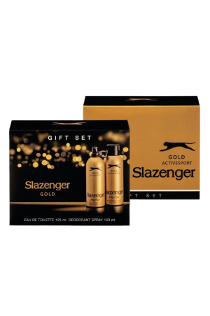 Slazenger Active Sport Erkek 125 ml Parfüm 150 ml Deodorant Set - 411250 Gold - Slazenger