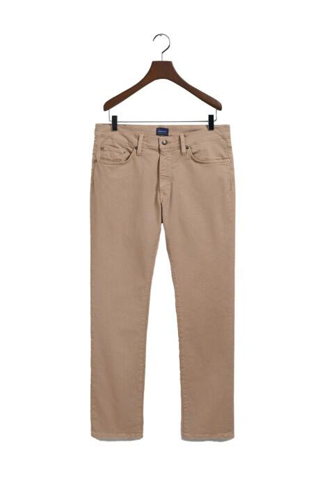 Gant - Slim Fit Erkek Pantolon - 1000368 Bej