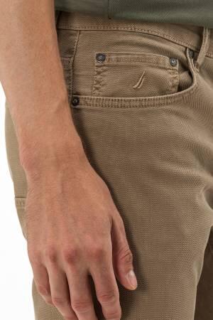 Slim Fit Erkek Pantolon - P01011T Bej - Thumbnail