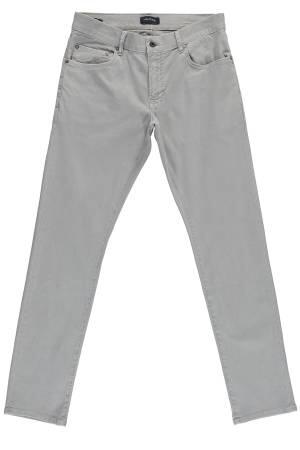 Slim Fit Erkek Pantolon - P01011T Gri - Thumbnail