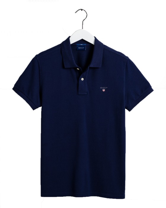 Slim Fit Pique Erkek Polo T-Shirt - 2202 Lacivert