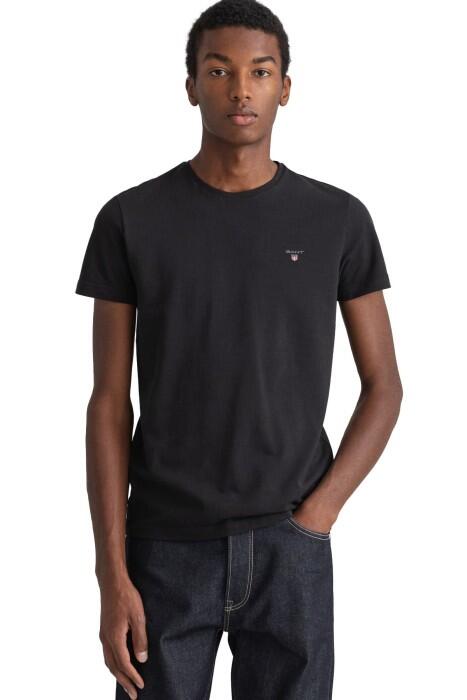Slim Pique Ss Erkek T-Shirt - 2023017 Siyah - 1