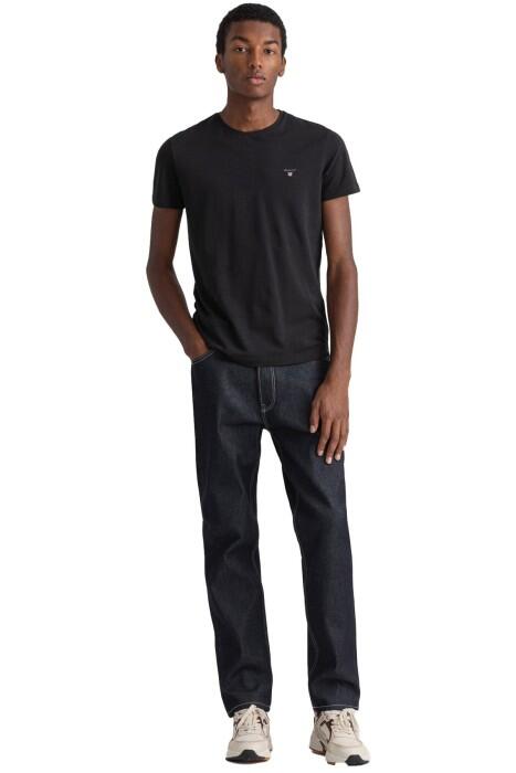 Slim Pique Ss Erkek T-Shirt - 2023017 Siyah - 3