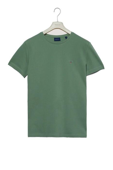 Slim Pique Ss Erkek T-Shirt - 2023017 Yeşil