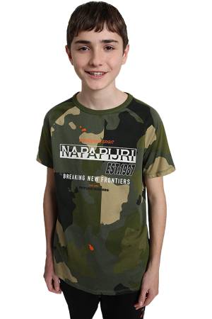 Sobbı Ss Çocuk T-Shirt - NP0A4F1T Yeşil - Thumbnail