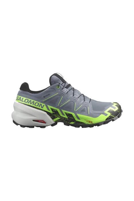 Salomon - Speedcross 6 Gtx Erkek Ayakkabı - L47301900 Gri/Yeşil