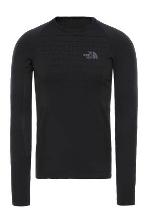 Sport L/S Crew Neck Erkek Uzun Kollu T-Shirt - NF0A3Y28 Siyah/Gri - The North Face