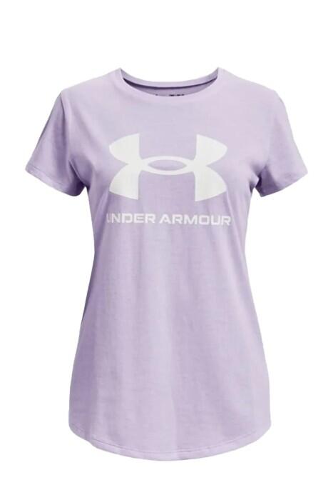 Under Armour - Sportstyle Logo Ss Kız Çocuk T-Shirt - 1361182 Mor