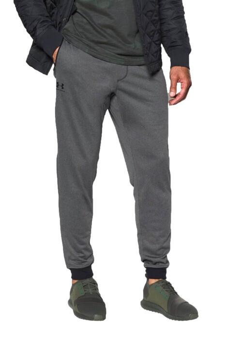 Under Armour - Sportstyle Tricot Jogger Erkek Eşofman Altı - 1290261 Gri/Siyah