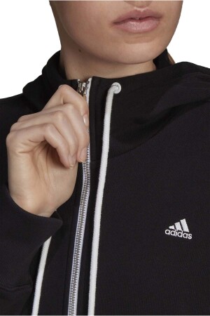 Sportswear Stadium Kadın Tam Fermuarlı SweatShirt - H45476 Siyah - 4