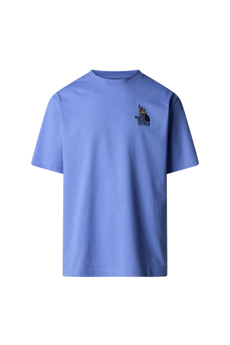 Ss Clean Traıls Oversızed Tee Unisex T-Shirt - NF0A8C2T Mavi - 4